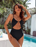 Womens One Piece Swimsuits Cut Out Bathing Suit