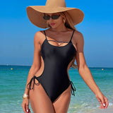 Women's Summer One Piece Swimsuits Sleeveless Tummy Control Bathing Suit 2025 Summer Swimwear