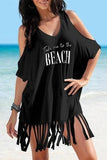 Tassel Letters Print Cover Up