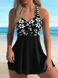 Women's Casual Fashion Swimdress with Short